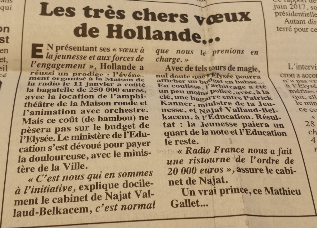 Vœux Hollande